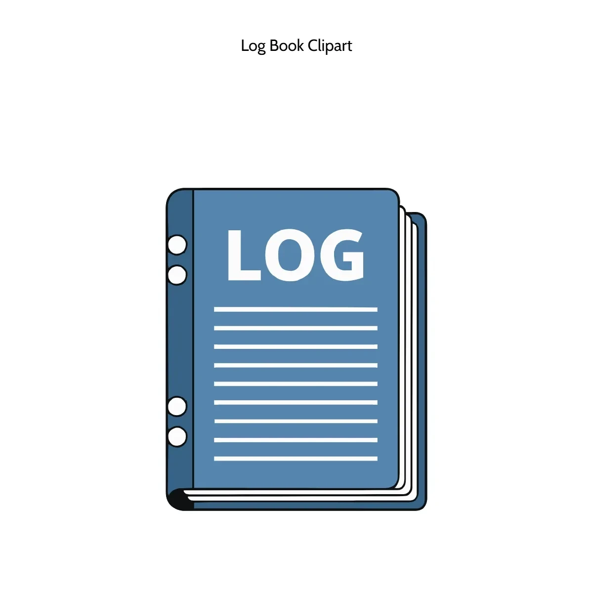 Free Log Book Clipart Template to Edit Online