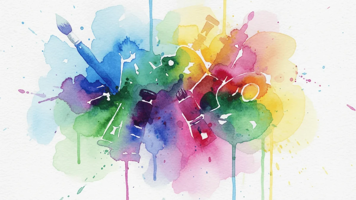 Free Vibrant Watercolor Layered Art Background Template to Edit Online
