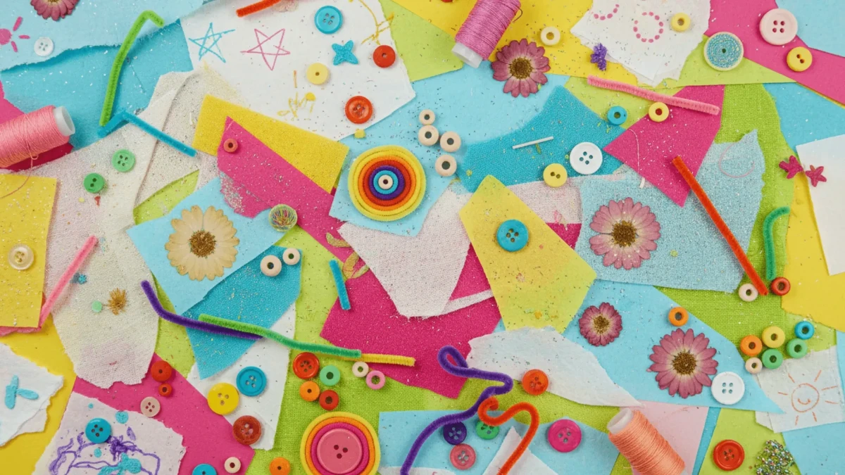 Free Colorful DIY Craft Art Background Template to Edit Online