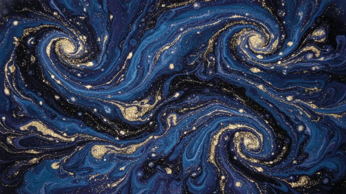 Free Cosmic Galaxy Paint Flow Art Background Template to Edit Online