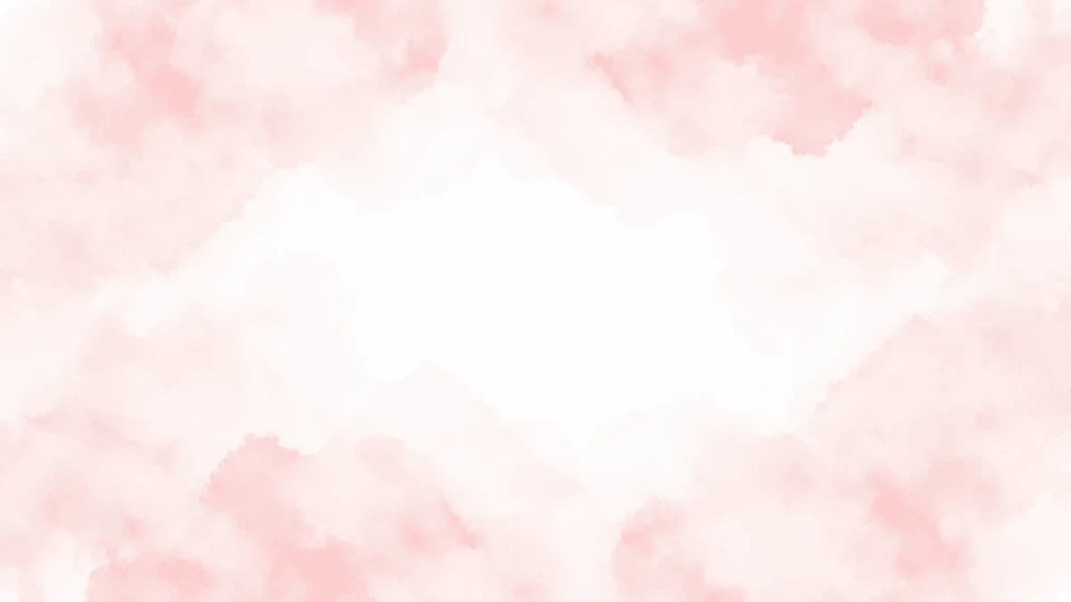 Free Rose Quartz Watercolor Cloud Aesthetic Background Template to Edit Online