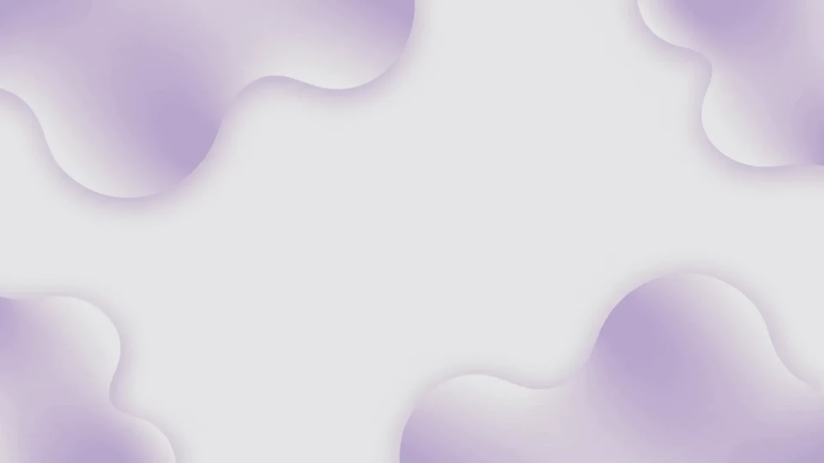 Free Soft Lilac Minimal Blob Aesthetic Background Template to Edit Online