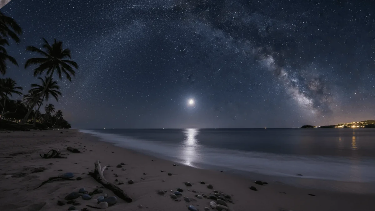 Free Starry Night Shore Beach Background Template to Edit Online Free Starry Night Shore Beach Background Template to Edit Online