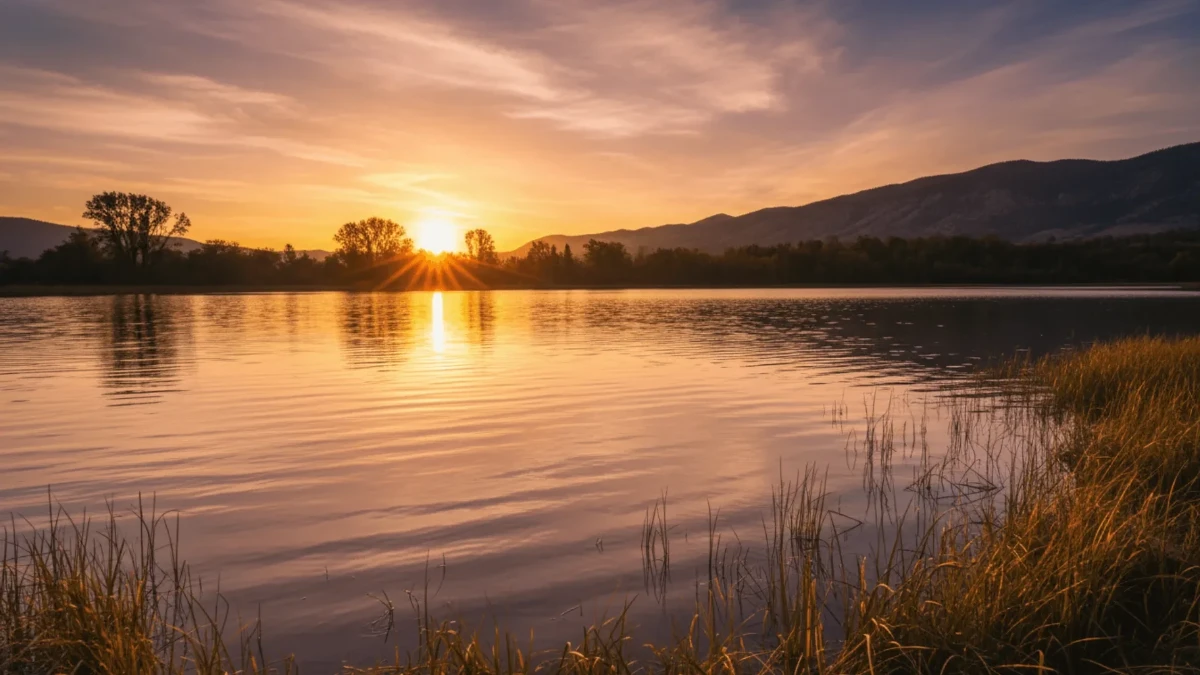 Free Golden Reflection Lake Photography Background Template to Edit Online Free Golden Reflection Lake Photography Background Template to Edit Online