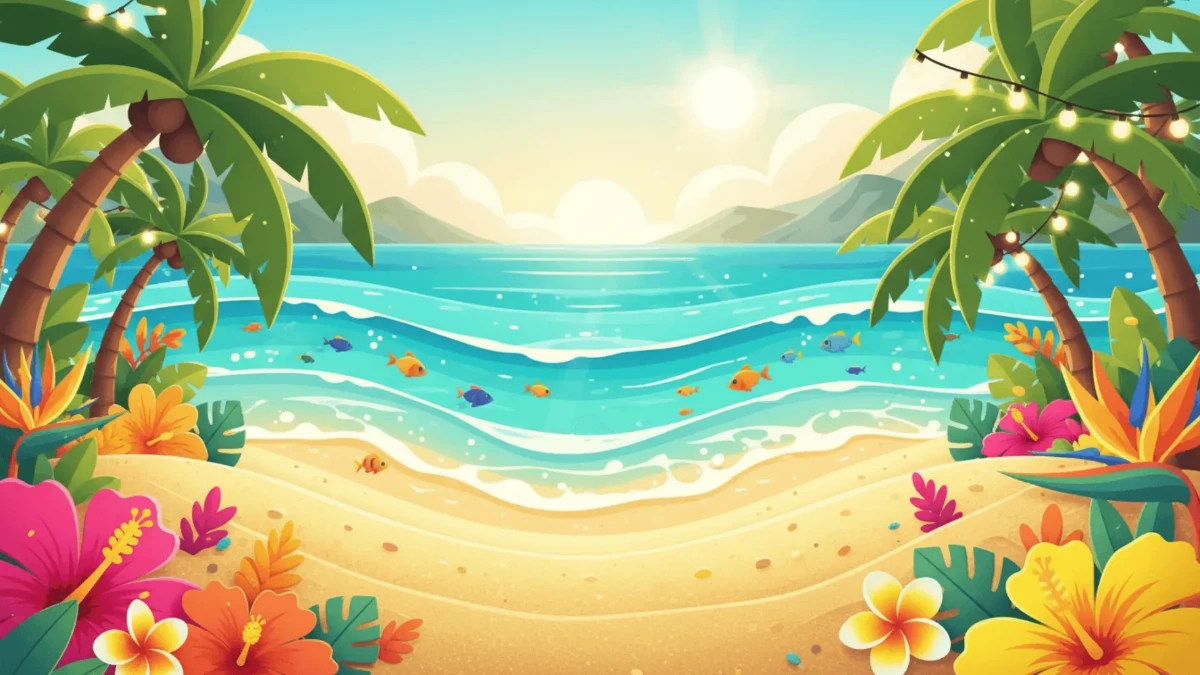 Free Tropical Escape Beach Background Template to Edit Online Free Tropical Escape Beach Background Template to Edit Online
