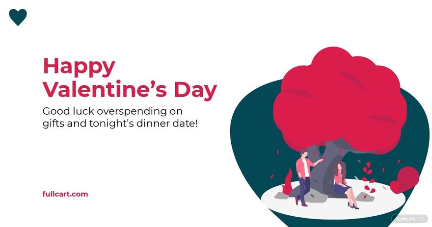 Valentines Day Facebook Post Templates - Design, Free, Download |  