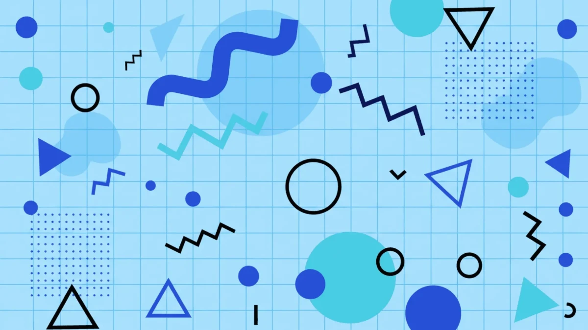 Free Blue Memphis Background Template to Edit Online Free Blue Memphis Background Template to Edit Online