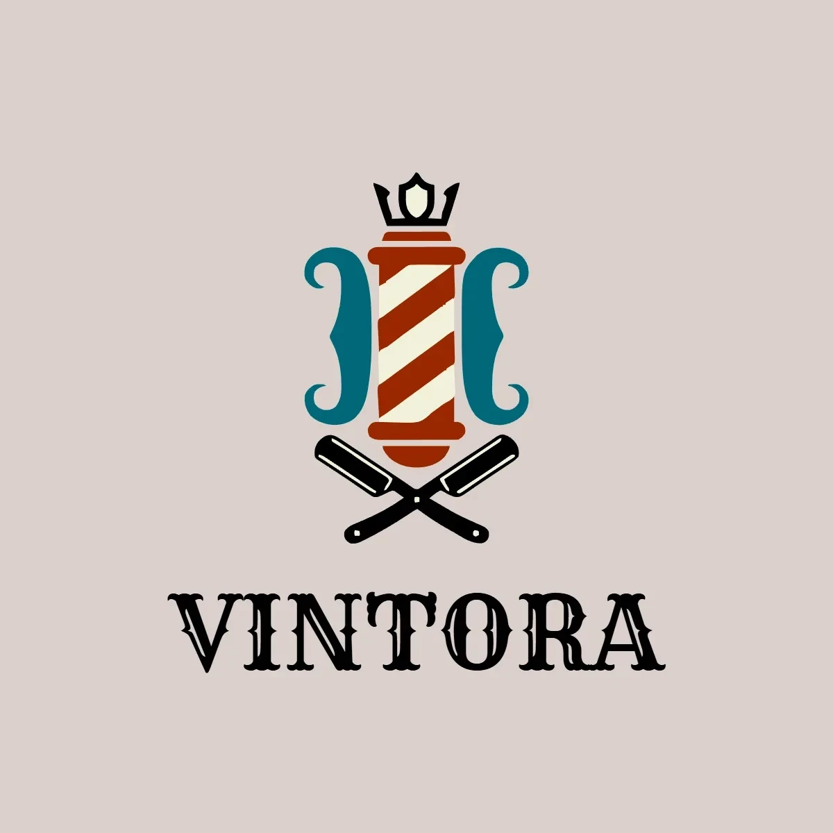 Free Vintage Barber Shop Logo Template to Edit Online