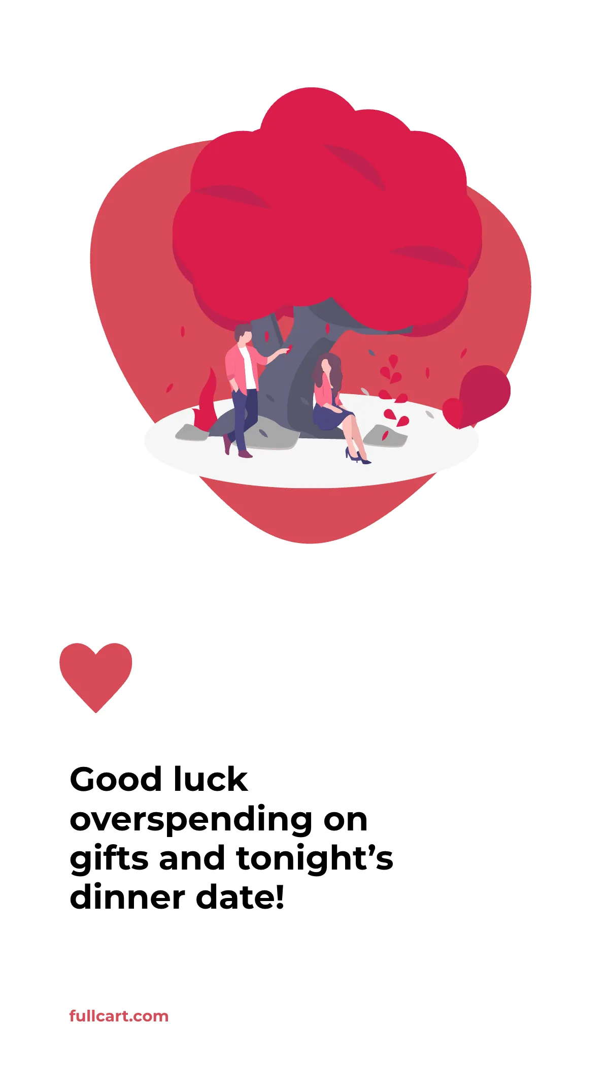 Free Funny Valentine's Day Instagram Story Template to Edit Online