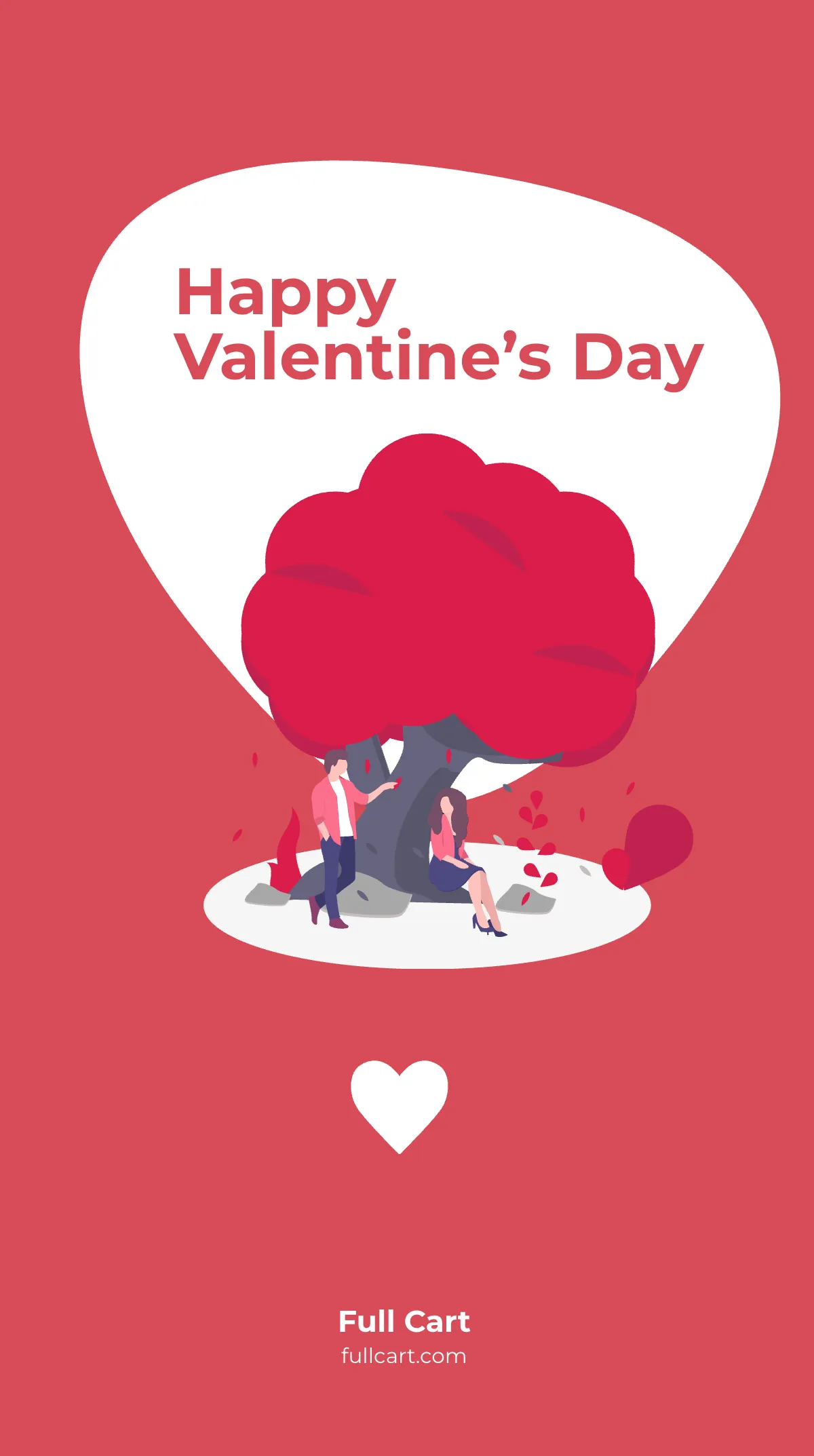 Free Funny Valentine's Day Instagram Story Template to Edit Online