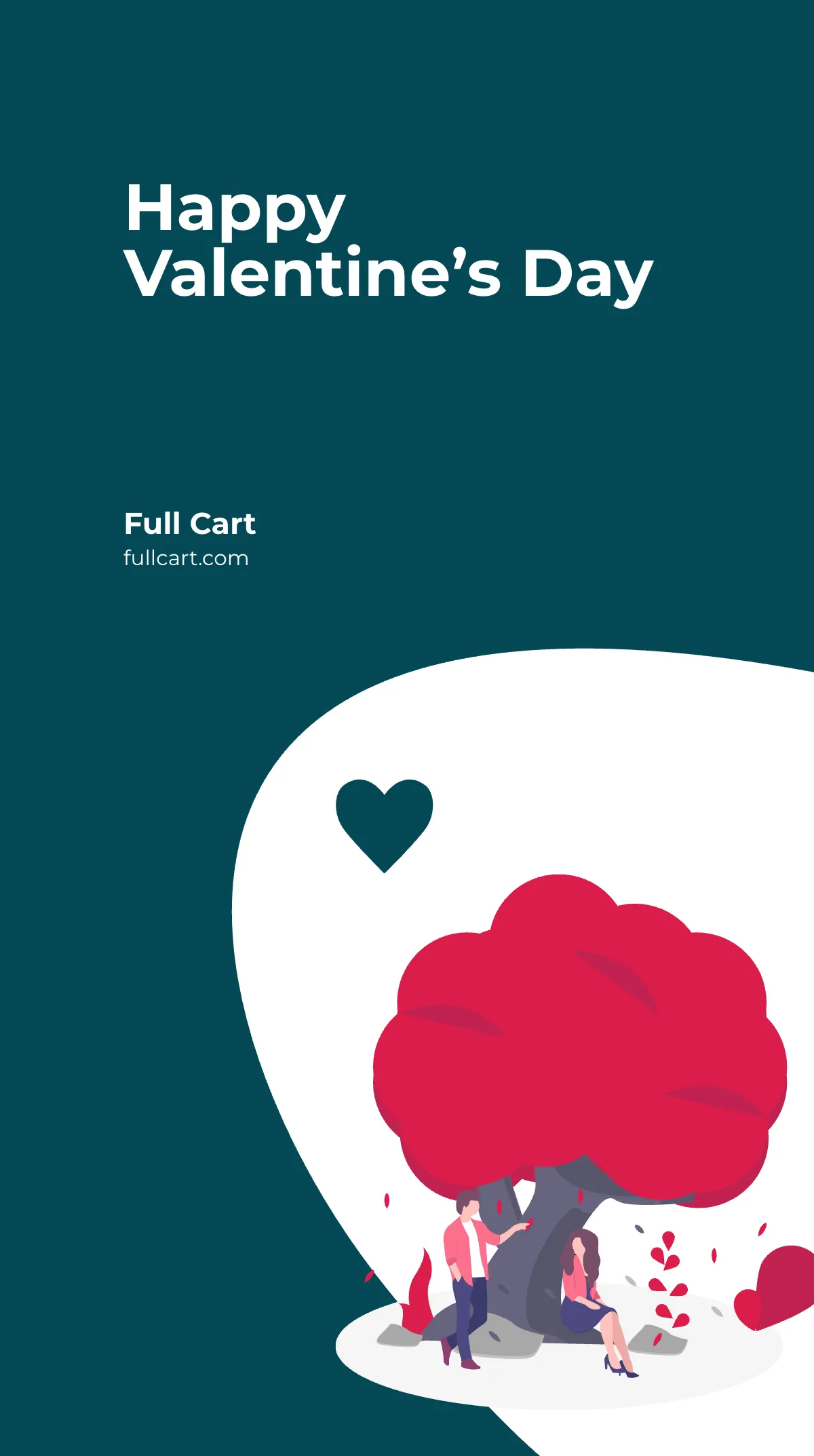 Free Funny Valentine's Day Instagram Story Template to Edit Online