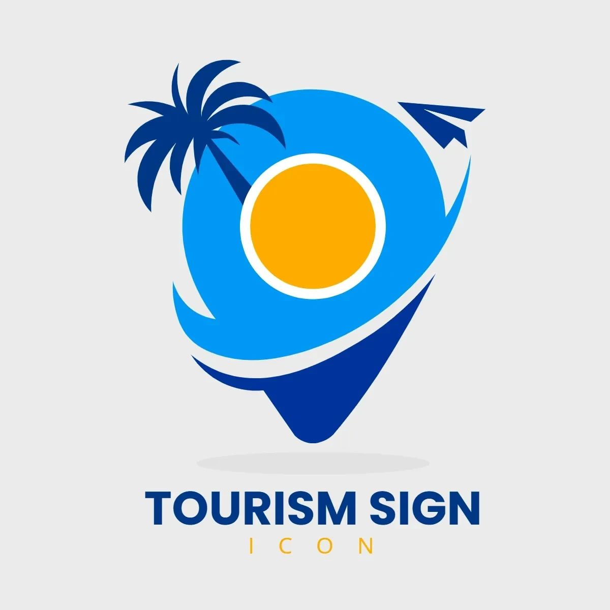 Free Tourism Icon Sign Clip Art Template to Edit Online