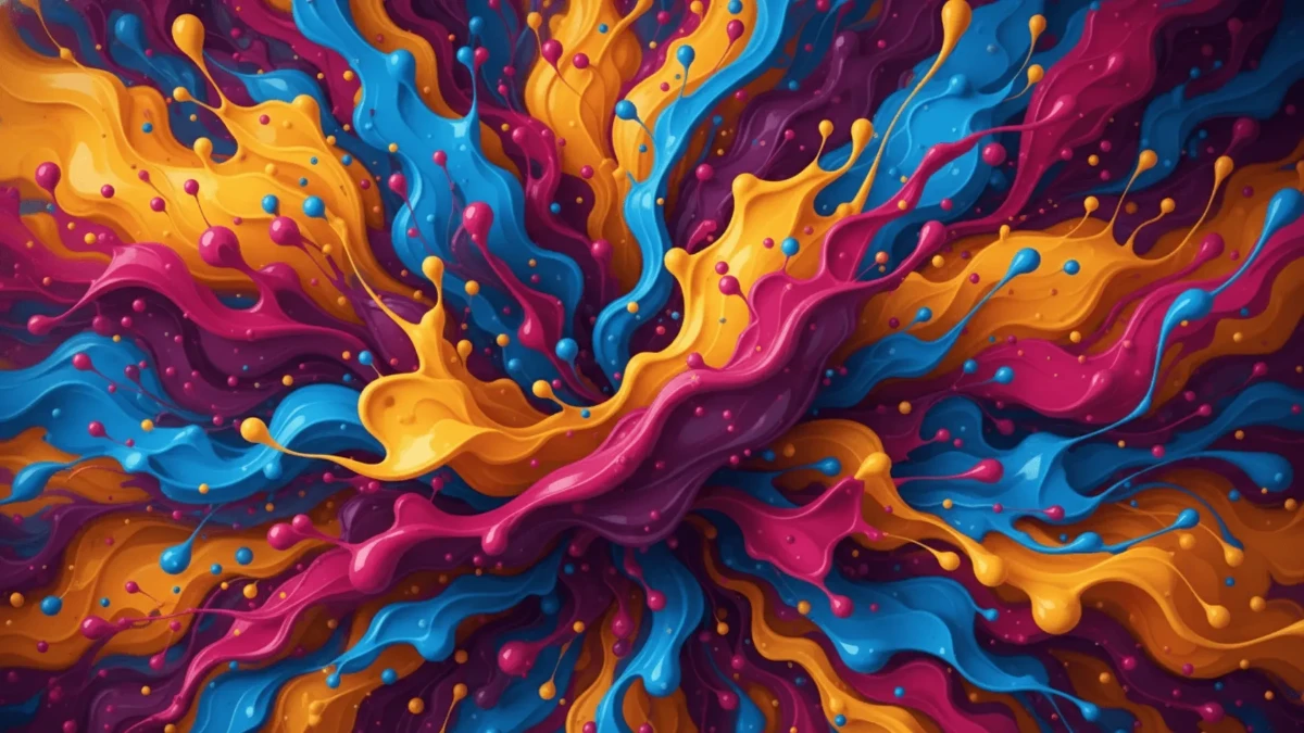 Free Creative Paint Splash Art Background Template to Edit Online