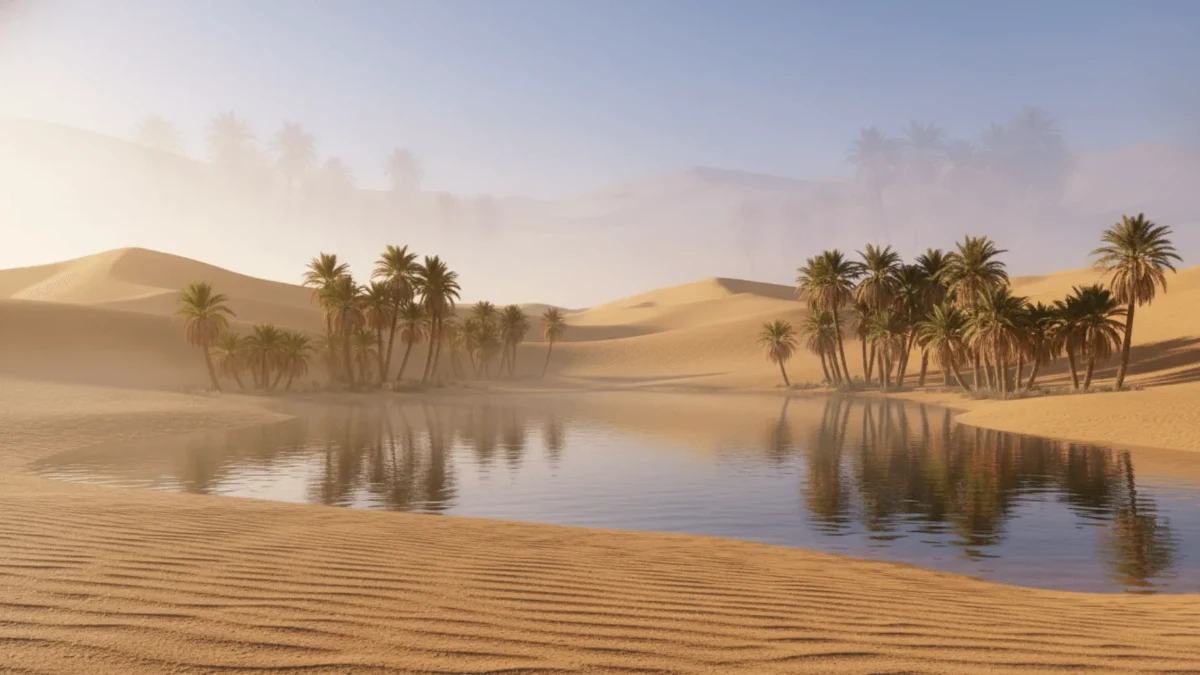 Free Desert Oasis Mirage Photography Background Template to Edit Online Free Desert Oasis Mirage Photography Background Template to Edit Online