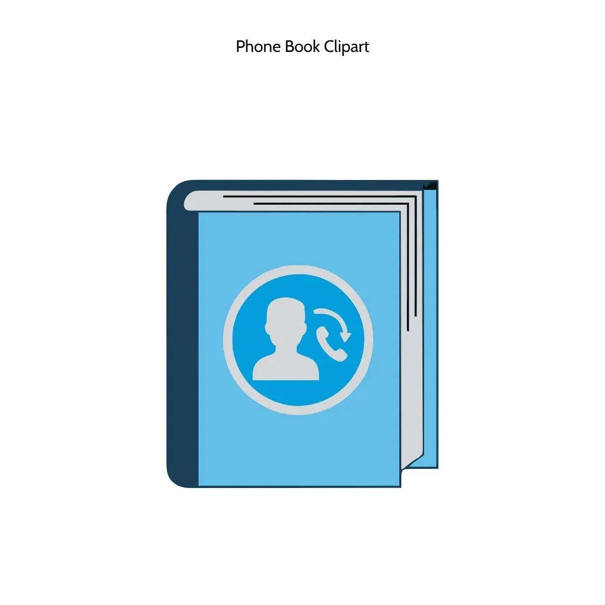 Free Phone Book Clipart Template to Edit Online