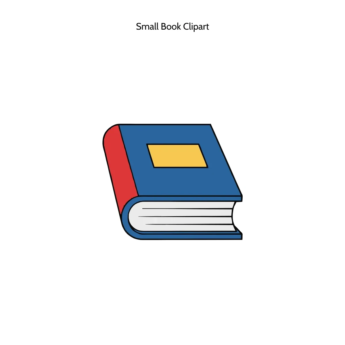 Free Small Book Clipart Template to Edit Online