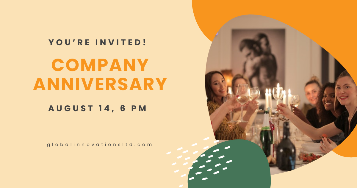 Anniversary Invitation Facebook Post