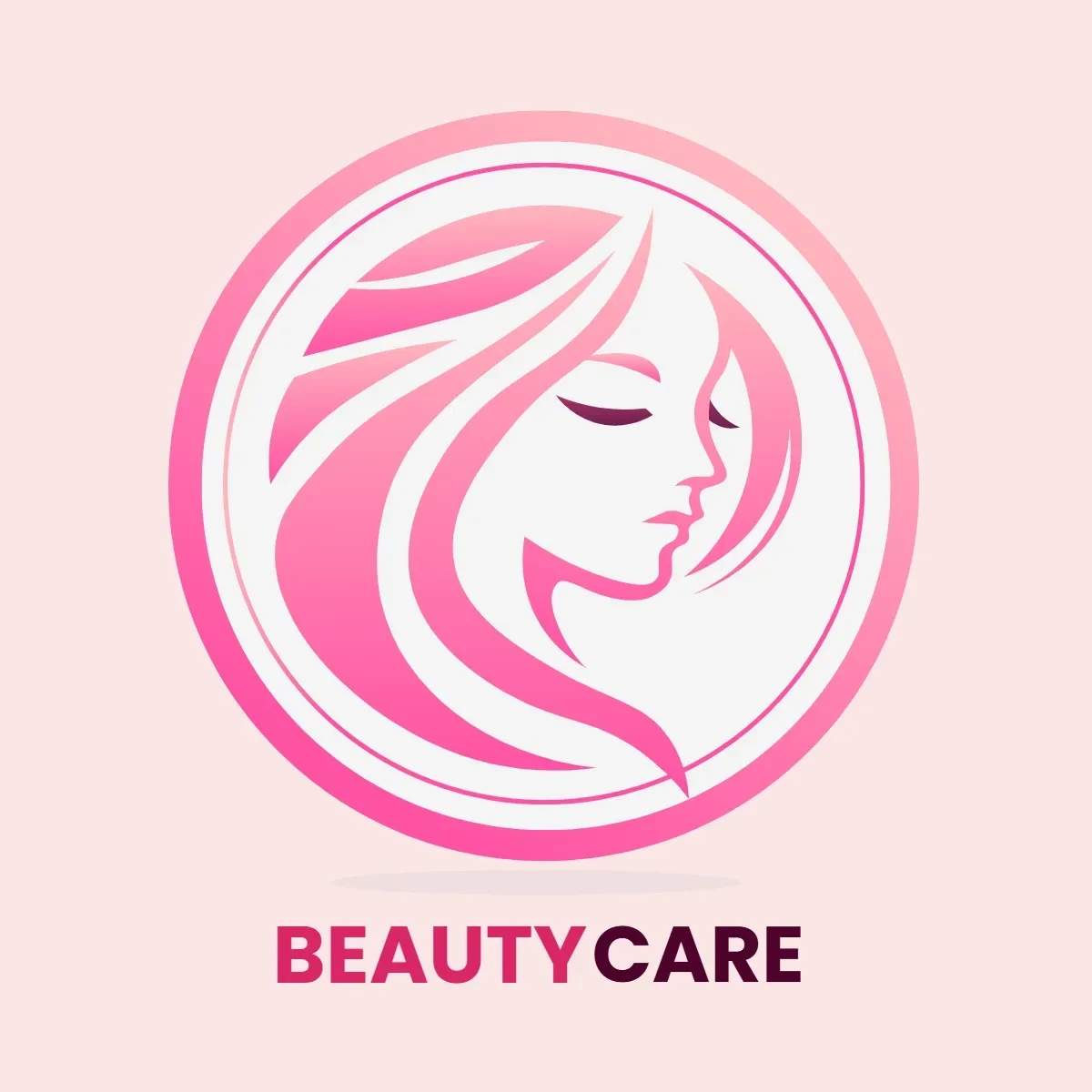 Free Beauty Care Sign Clip Art Template to Edit Online