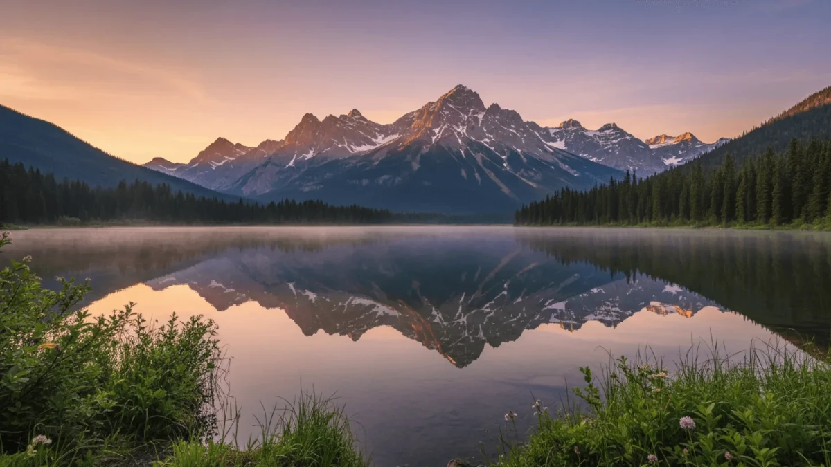Free Serene Lake with Mountain Reflection Photography Background Template to Edit Online Free Serene Lake with Mountain Reflection Photography Background Template to Edit Online