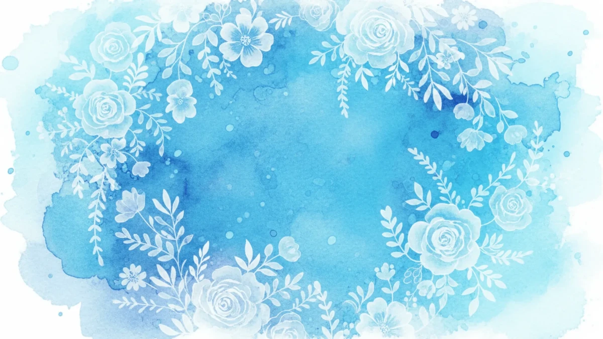 Free Watercolor Floral Splash Blue Background Template to Edit Online Free Watercolor Floral Splash Blue Background Template to Edit Online