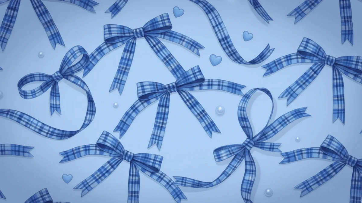 Free Coquette Ribbon Blue Background Template to Edit Online Free Coquette Ribbon Blue Background Template to Edit Online