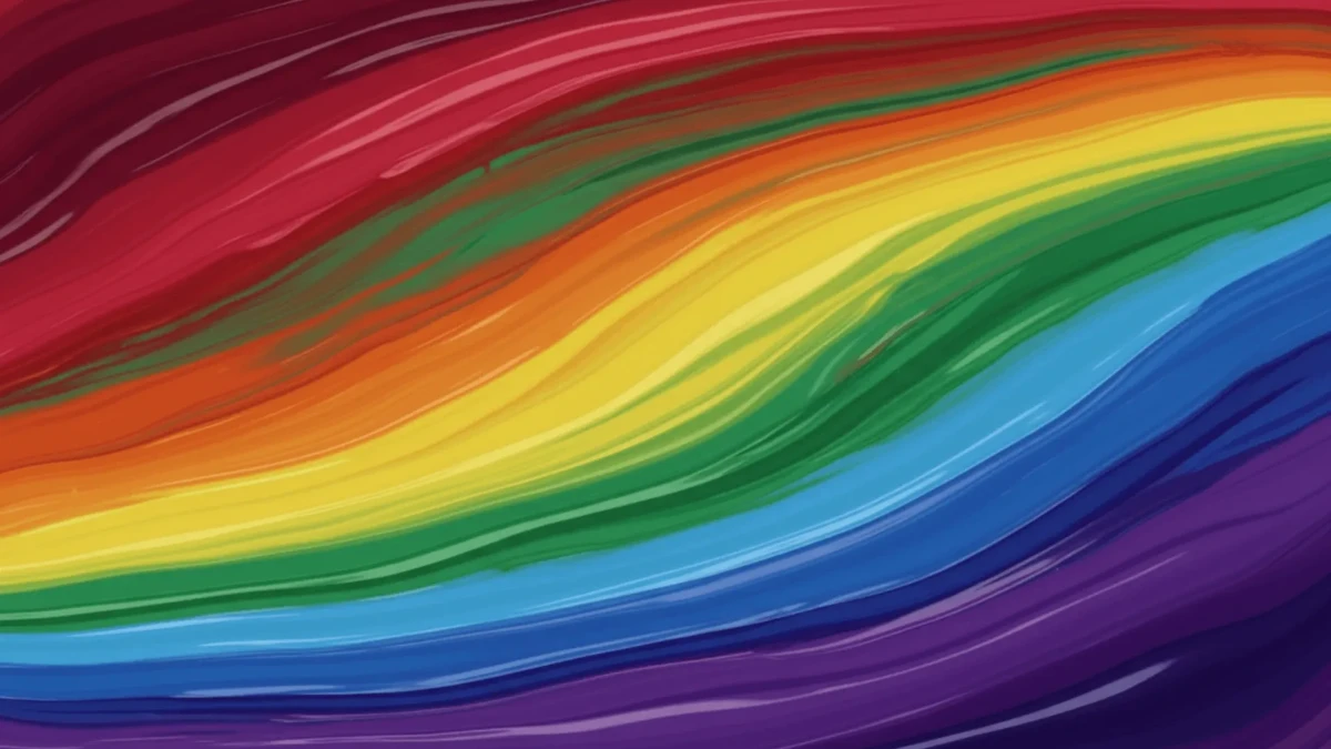 Free Rainbow Paint Stroke Background Template to Edit Online