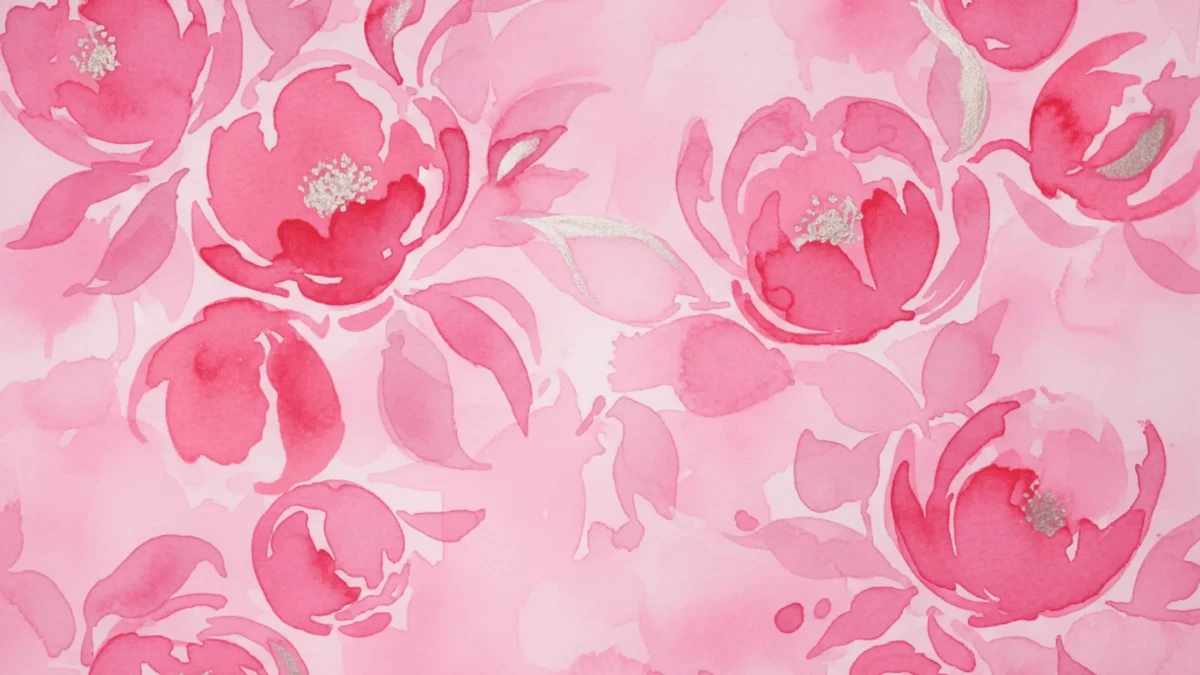 Free Watercolor Pink Background Template to Edit Online