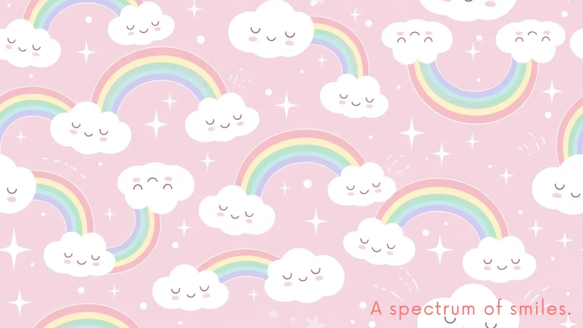Free Rainbow Cute Background Template to Edit Online Free Rainbow Cute Background Template to Edit Online