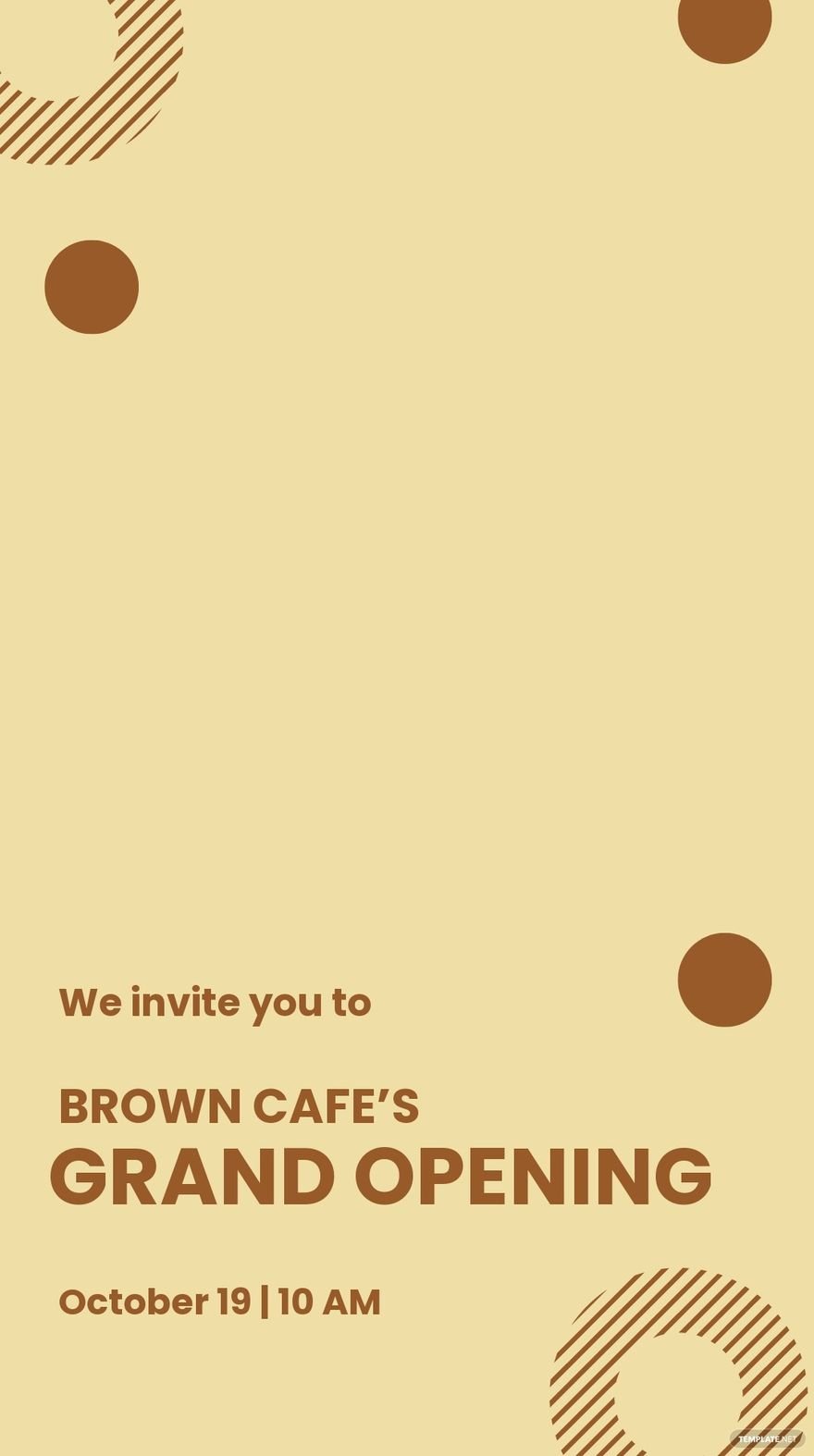 Grand Opening Invitation Snapchat Geofilter Template