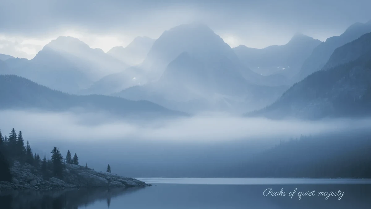 Free Misty Mountain Peak Photography Background Template to Edit Online Free Misty Mountain Peak Photography Background Template to Edit Online