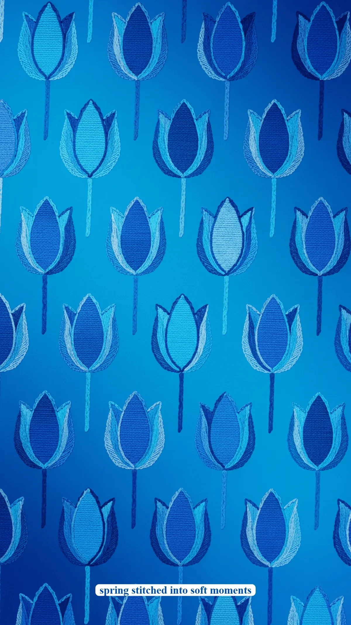 Free Stitched Tulip Texture Blue Background Template to Edit Online Free Stitched Tulip Texture Blue Background Template to Edit Online
