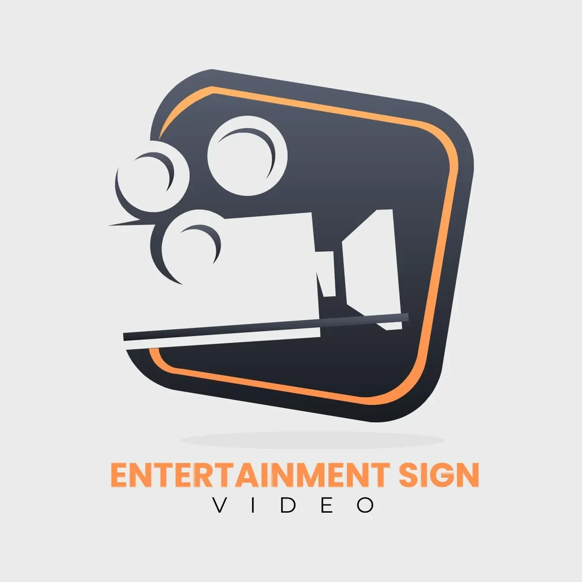 Free Entertainment Video Sign Clip Art Template to Edit Online