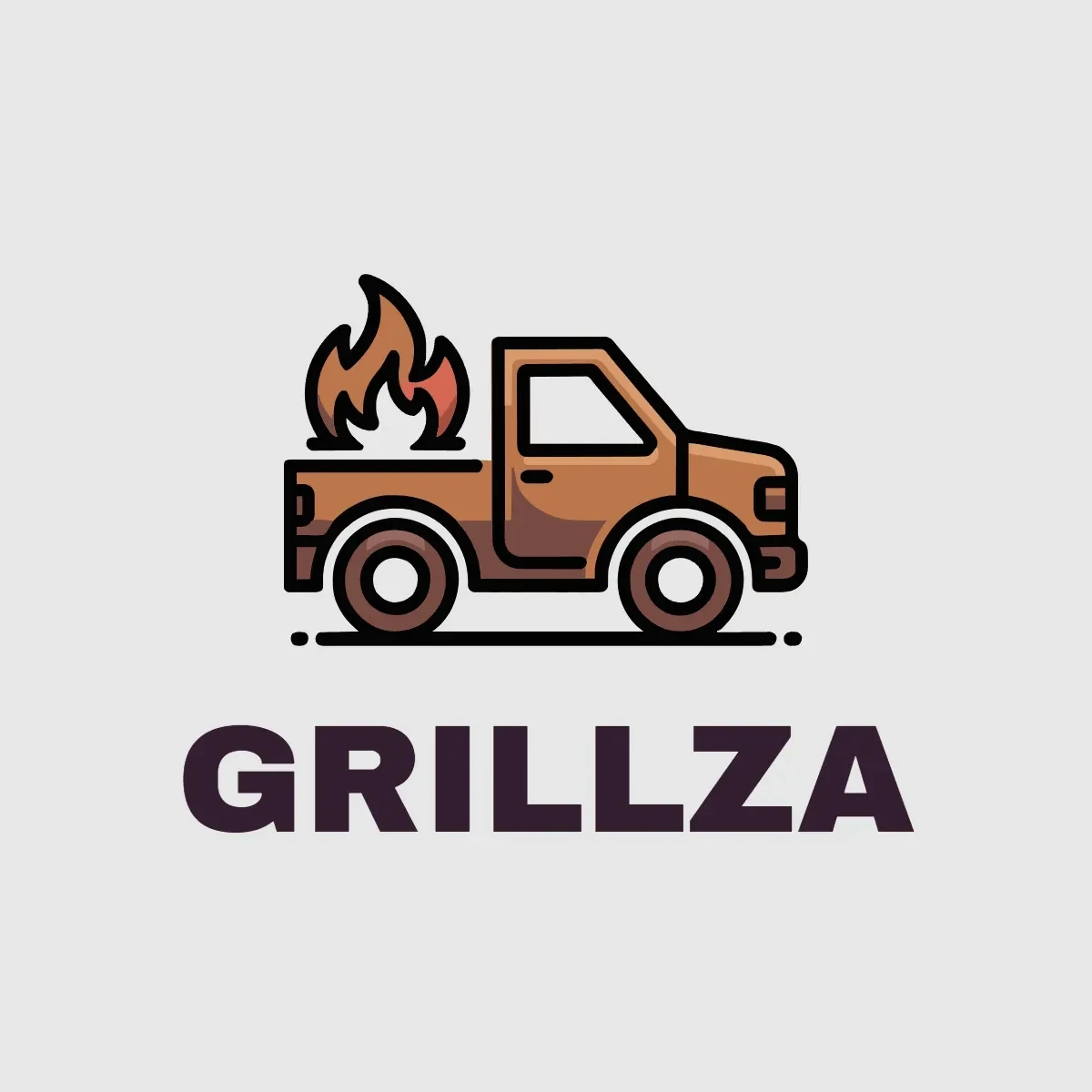 Free Grill Food Truck Logo Template to Edit Online