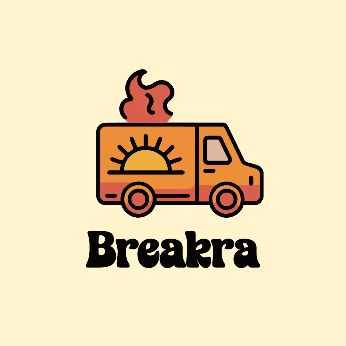 Free Breakfast Food Truck Logo to Edit Online