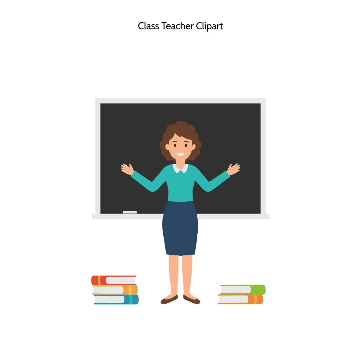 Free Class Teacher Clipart Template to Edit Online