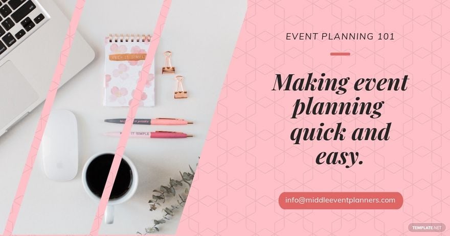 Event Planner Blog Banner Template