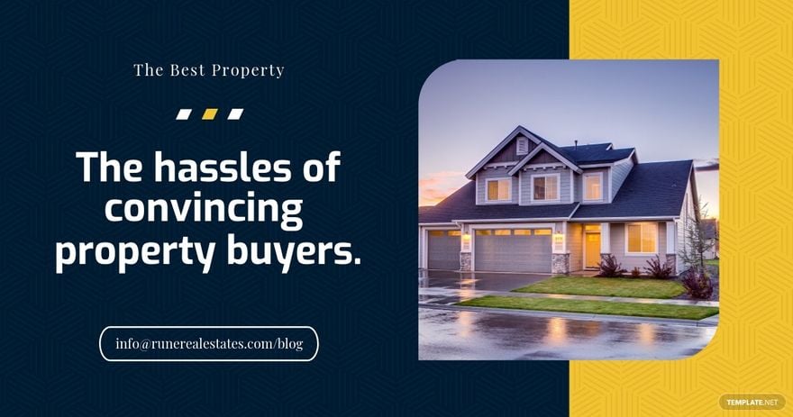 Real Estate Blog Banner Template