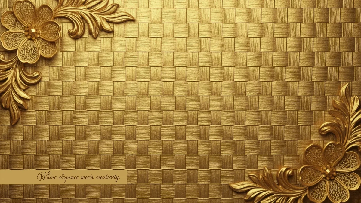 Free Gold Craft Background Template to Edit Online