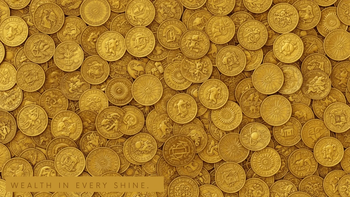 Free 3d Gold Money Background Template to Edit Online