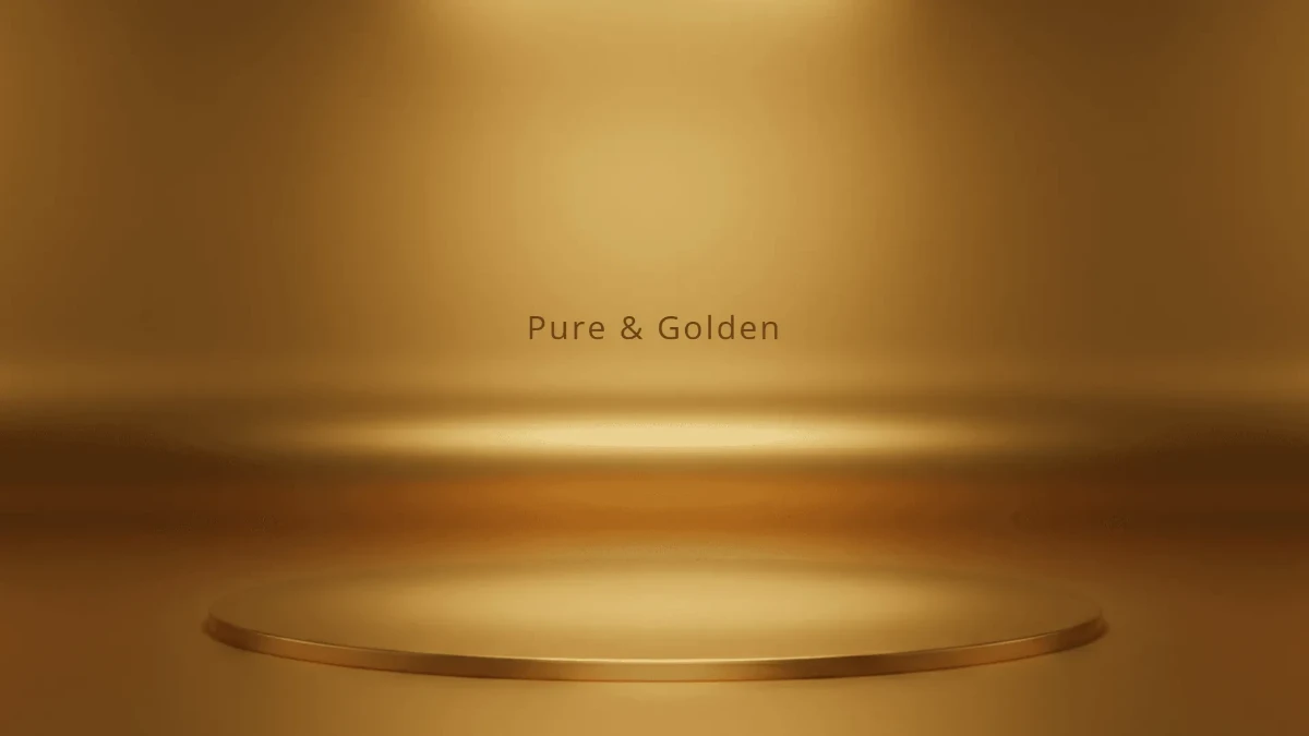 Free Simple Gold Background Template to Edit Online