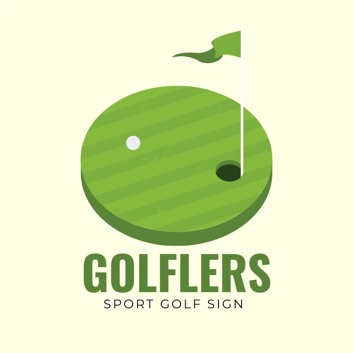 Free Sport Golf Sign Clip Art Template to Edit Online