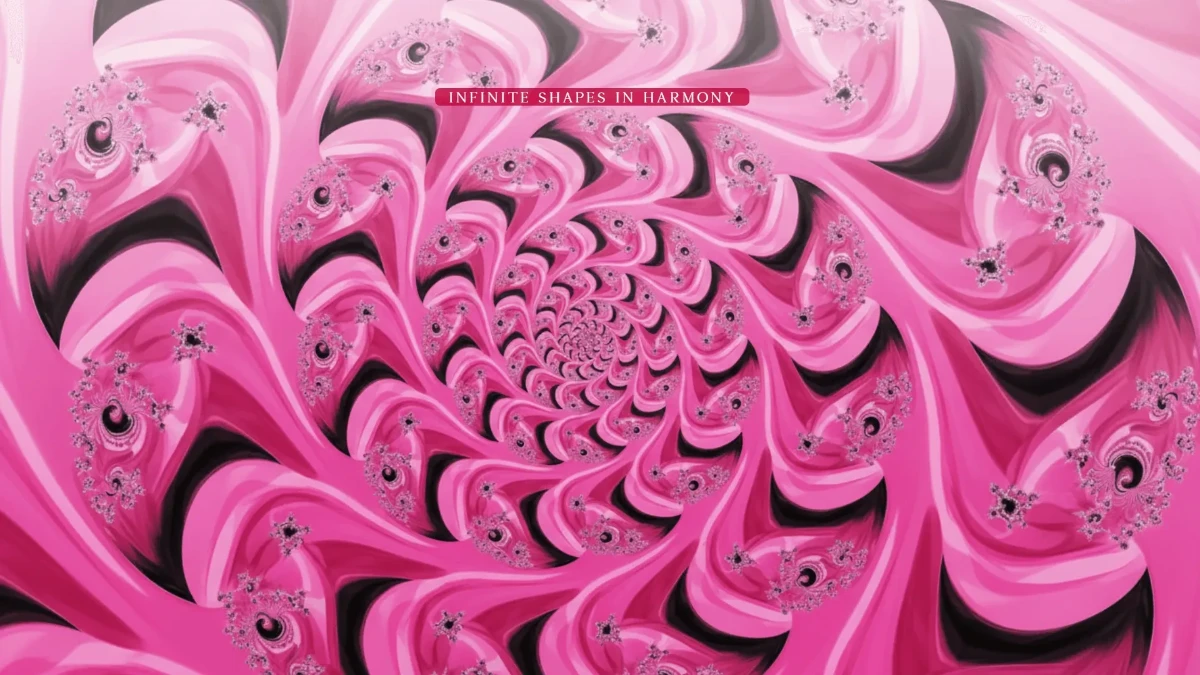 Free Fractal Art Pink Background Template to Edit Online