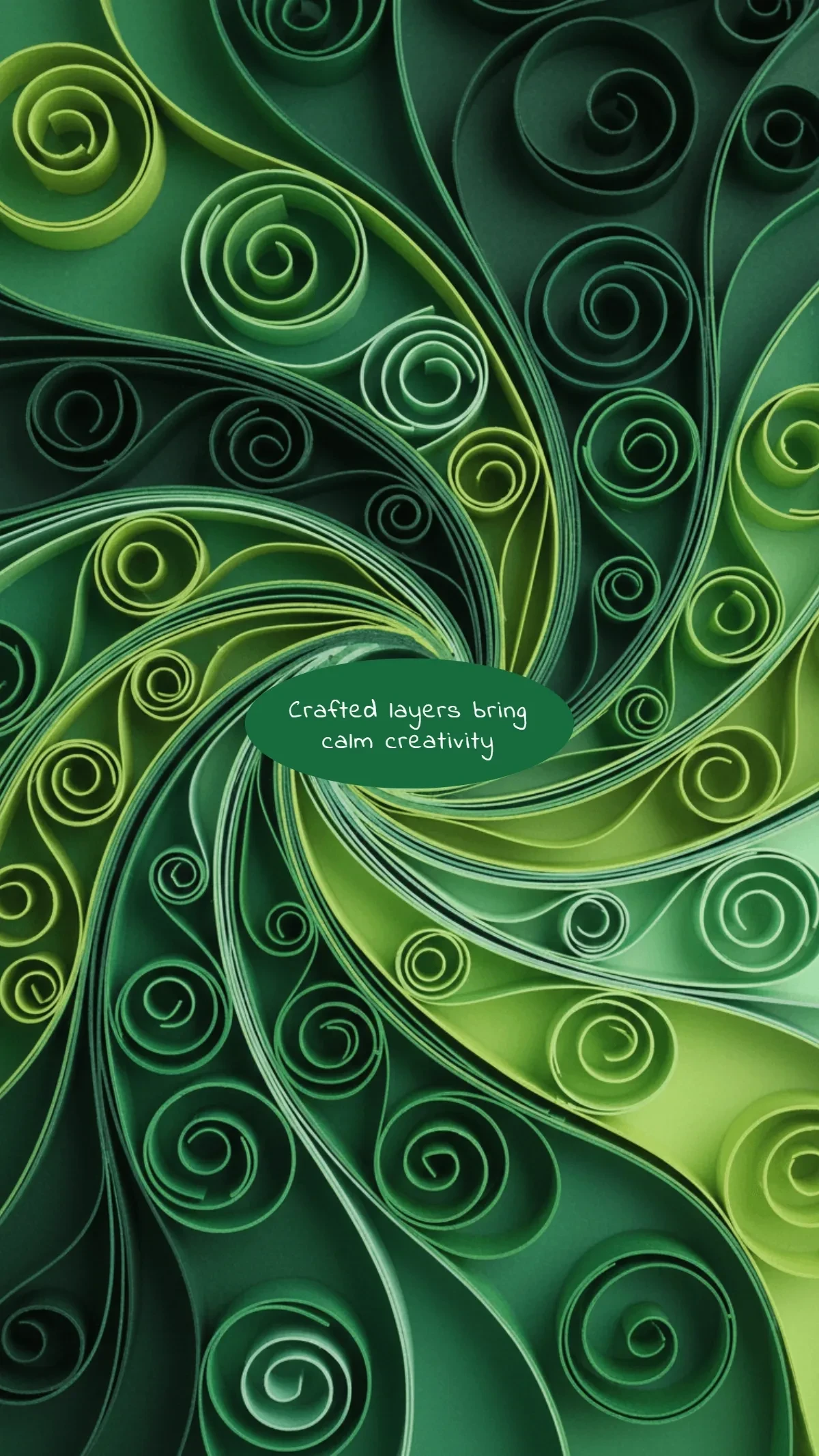 Free Papercraft Green Background Template to Edit Online