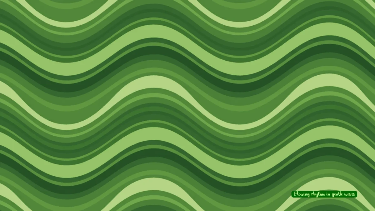 Free Wavy Stripes Green Background Template to Edit Online