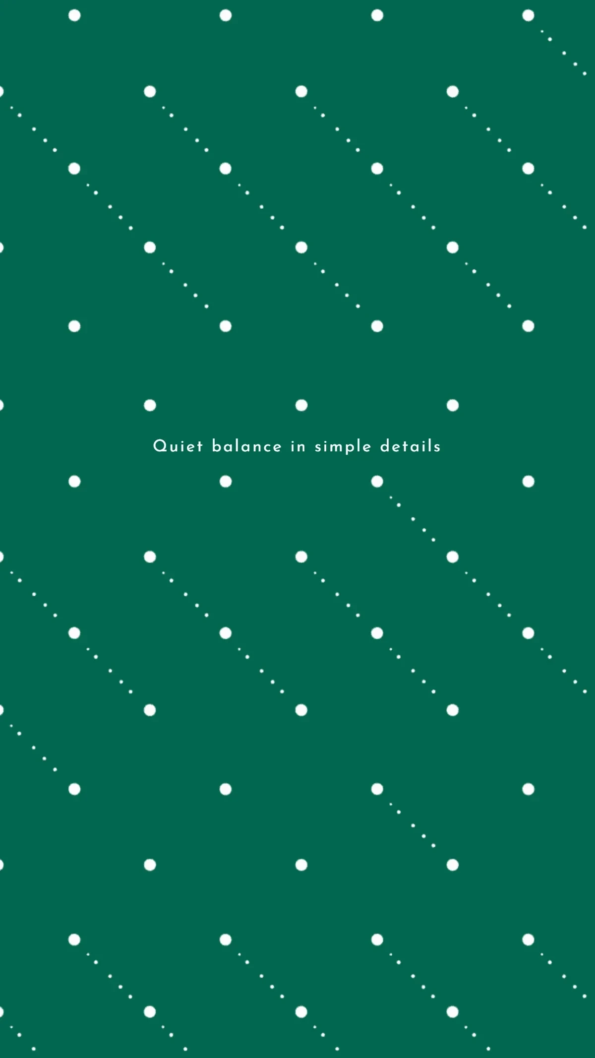 Free Dotted Minimal Pattern Green Background Template to Edit Online