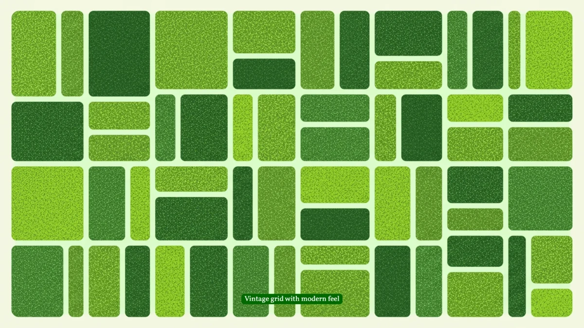 Free Retro Grid Pattern Green  Background Template to Edit Online