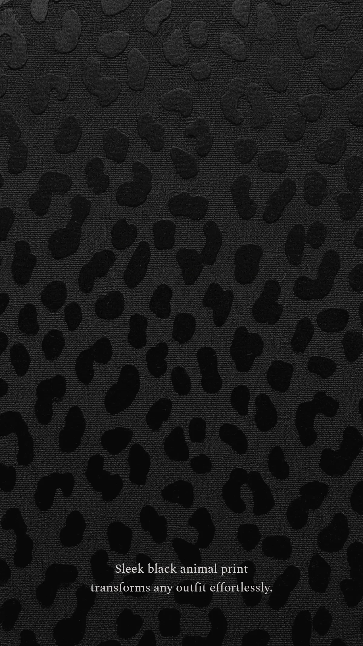 Free Black Animal Print Background Template to Edit Online