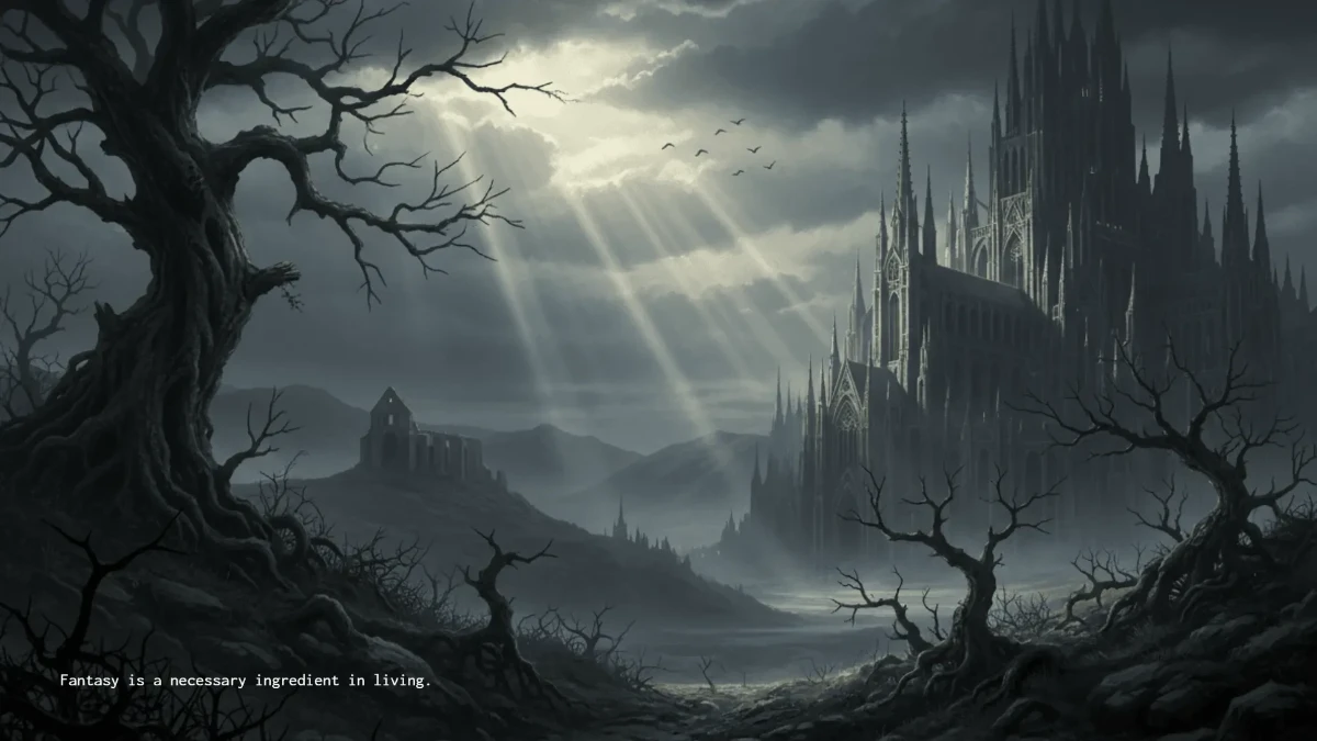 Free Fantasy Black Background Template to Edit Online