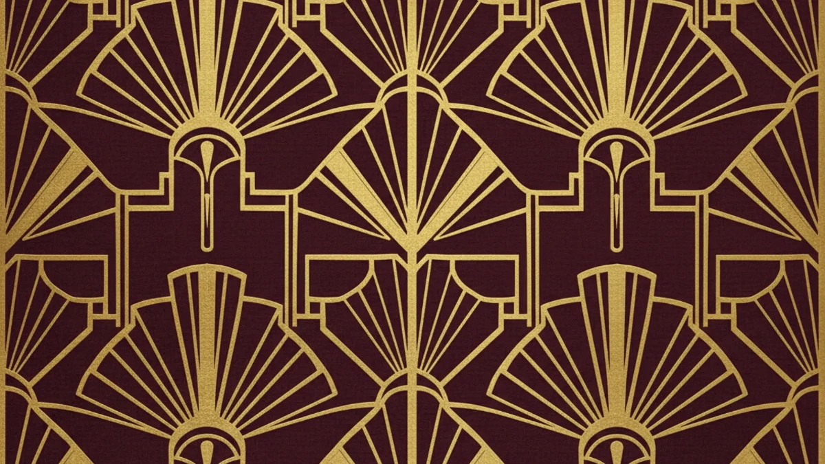 Free Gold Art Deco Background Template to Edit Online