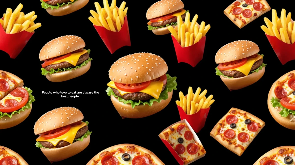 Free Black Food Background Template to Edit Online